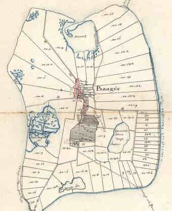 Kort over Baag 1820
